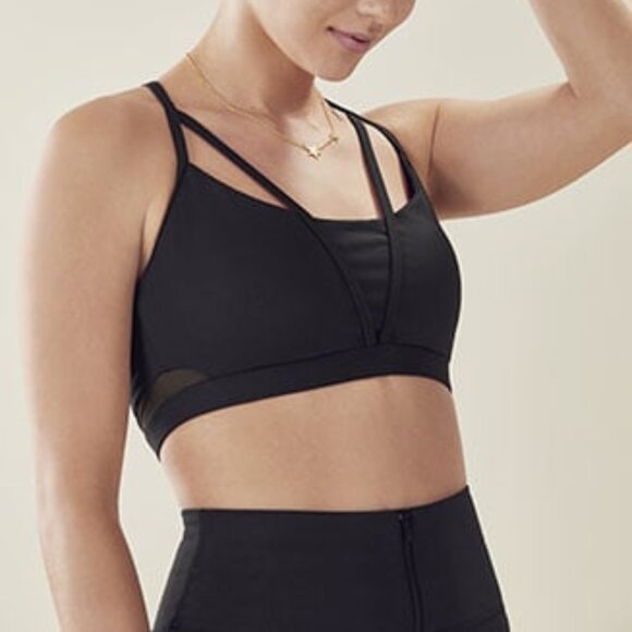 Fabletics Saoirse Black Sports Bra - Picture 1 of 3